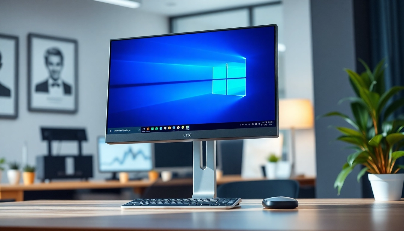 Windows 11 LTSC Version ohne Store nutzen auf einem modernen Computer-Setup zeigen