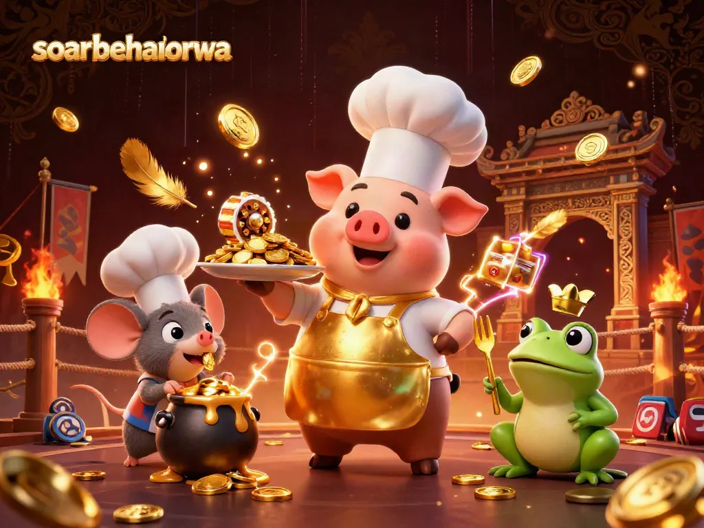 Engage in thrilling gaming experiences at soarbehaviorwa with vibrant 3D casino characters and dynamic elements.