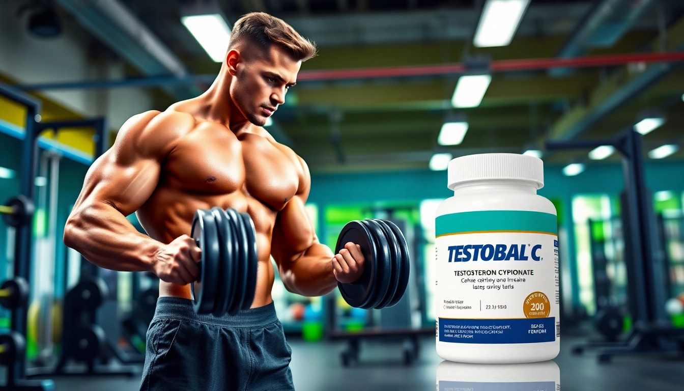 Testobal C Testosteron Cypionate fördert Fitness und Vitalität im modernen Fitnessstudio.