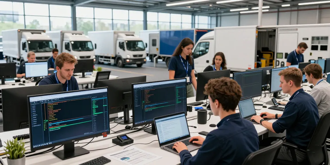 Effiziente Lagerlogistik in Stuttgart: Team arbeitet an internationalen Transportlösungen.