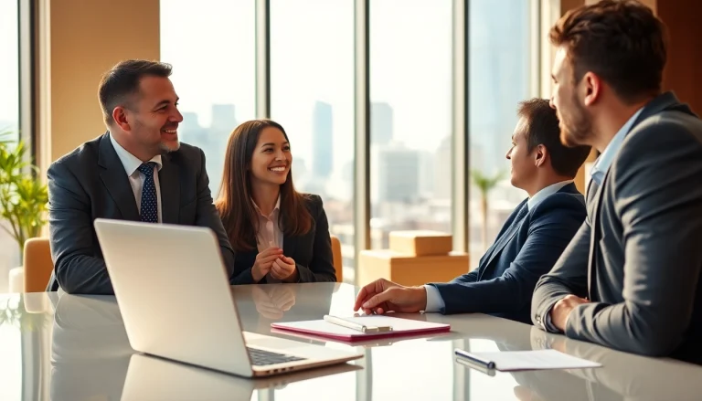 Headhunter Schweiz berät einen Klienten in einem professionellen Büro.