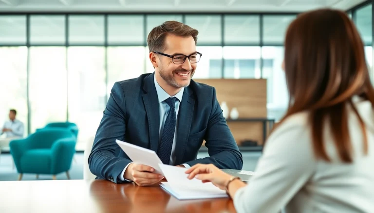 Headhunter IT interview setup showcasing a professional engagement atmosphere.