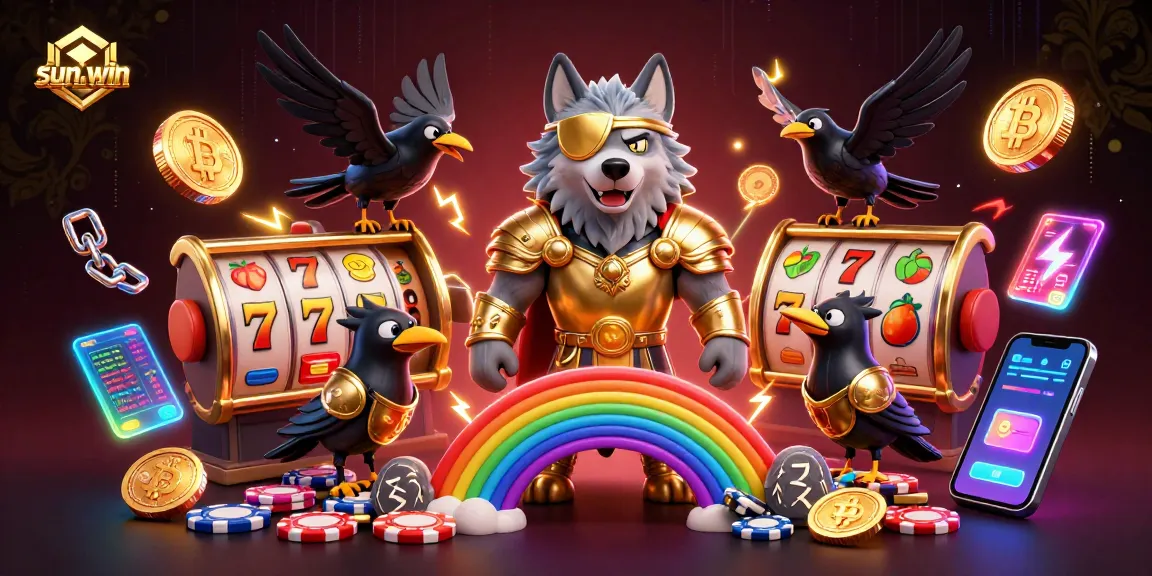 Experience thrilling gameplay with sun-win, featuring vibrant slot elements and Norse characters.