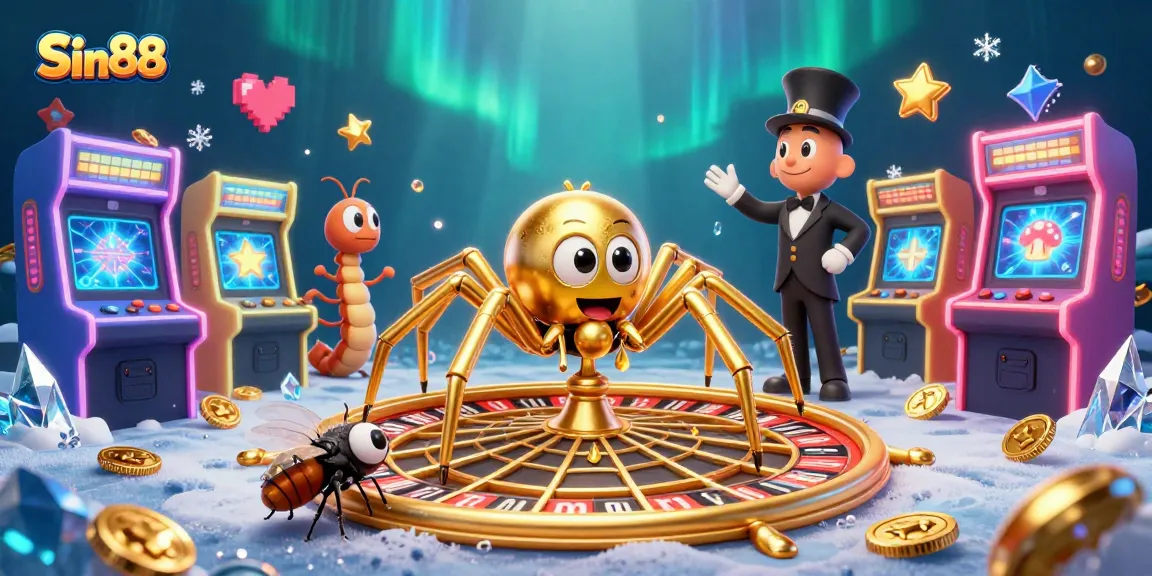 Engage in thrilling bets with Sin88's vibrant casino scene featuring dynamic gaming elements.